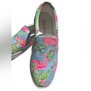 NWT Lilly Pulitzer Julie Sneakers. HTF new.  Sold out style.